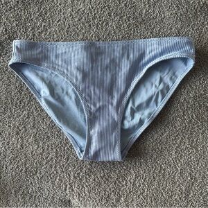 AERIE NWT Sky Blue Ribbed Bikini Bottoms